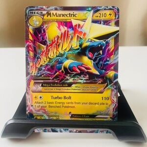 M Manectric EX 24/119 Full Art Holo Ultra Rare Pokémon XY Phantom Forces LP